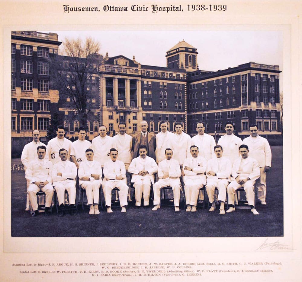 Of housemen trainee doctors City of Ottawa Archives MG038