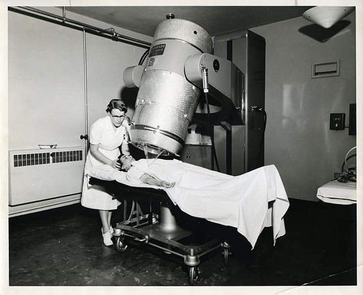 Cobalt Bomb in X Ray Therapy Dept WGH c