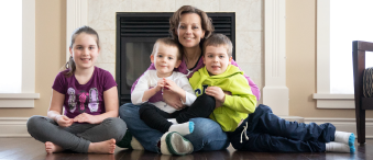 Jillian OConnor with her three children