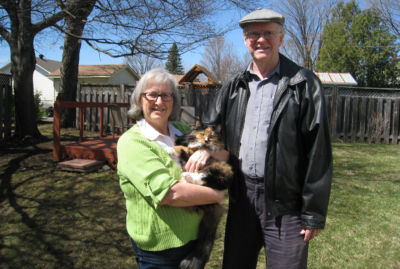 John Fairchild at home following his minimally invasive brain surgery at The Ottawa Hospital.