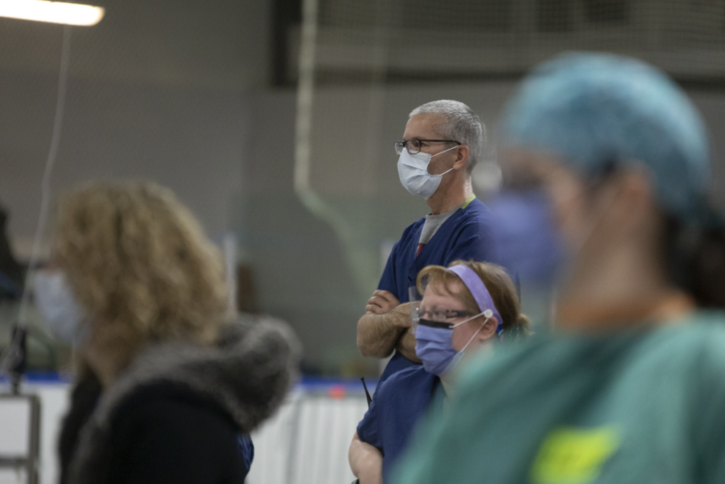 Nurses at The Ottawa Hospital COVID-19 Assessment Centre