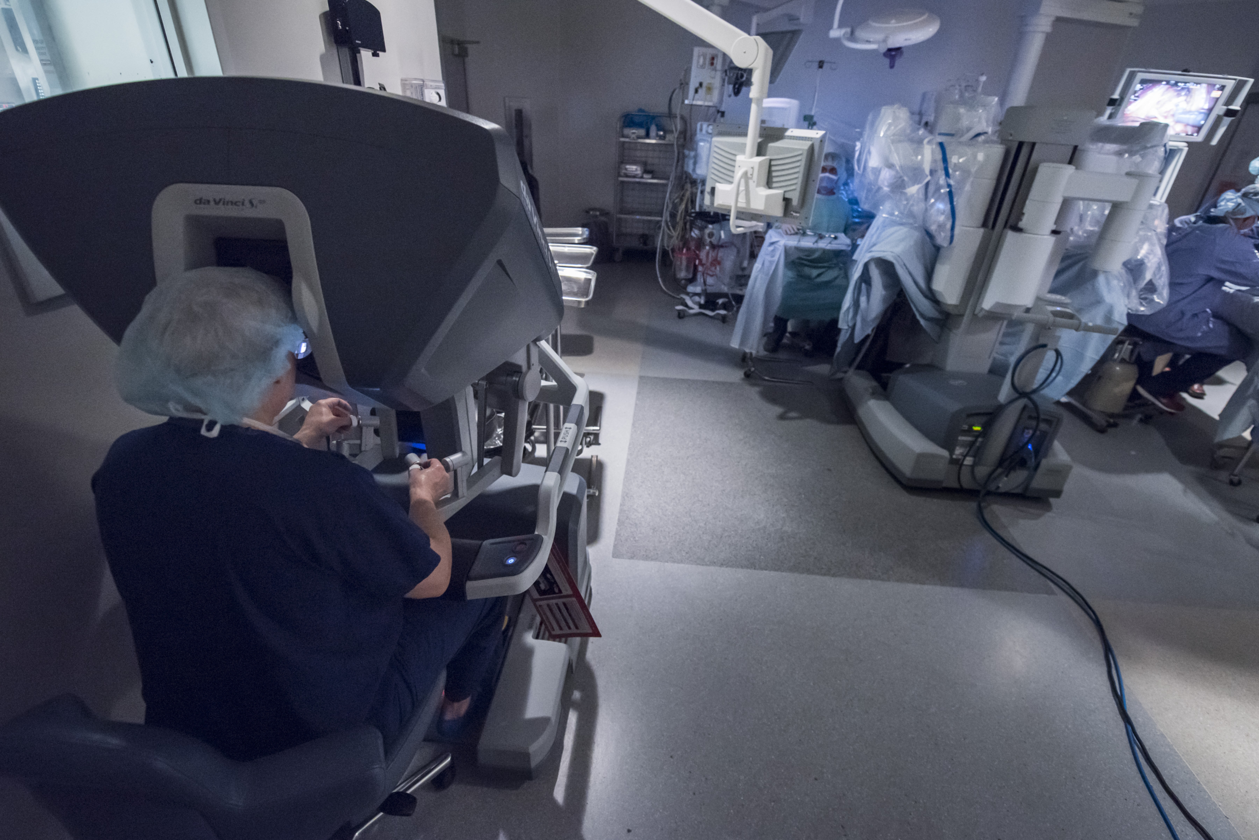 The da Vinci Surgical System used in robotic surgeries