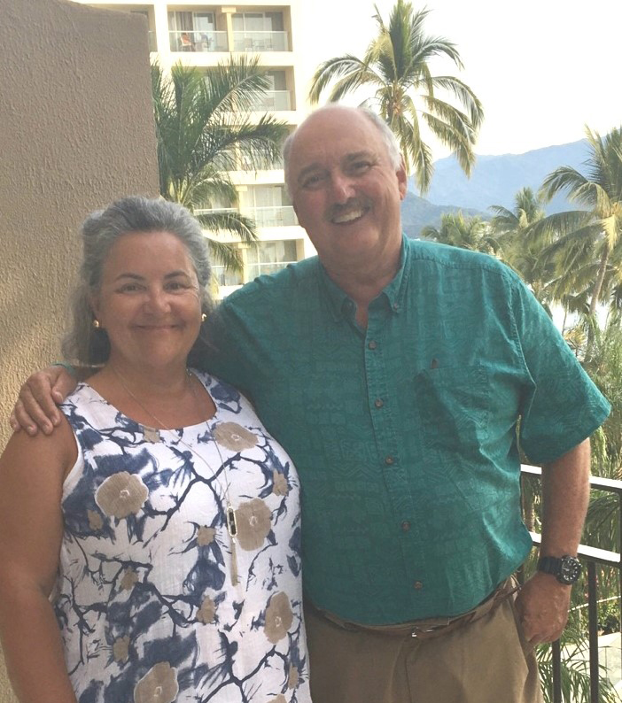 George and Maria on vacation