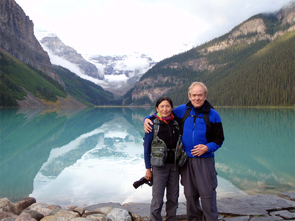 Ida and Clarence in Banff