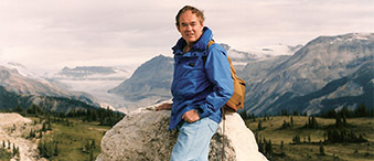 Clarene Byrd standing at Yoho National Park.