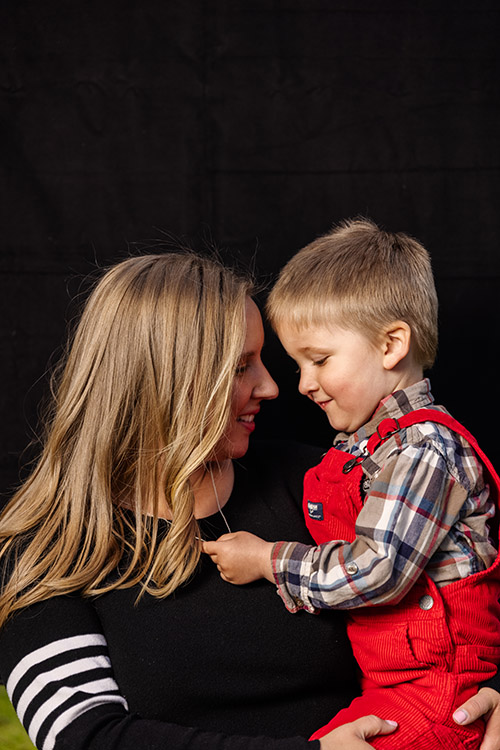 Petra with her son William.