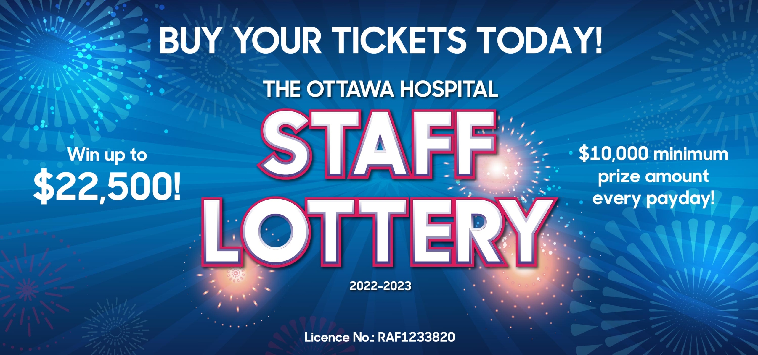 2022-2023 The Ottawa Hospital Perfect Payday Staff Lottery