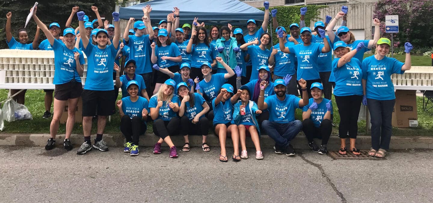 Volunteers at an Ottawa Hospital Foundation fundraising event