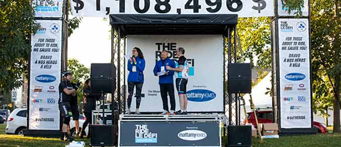 $1.1 million raised at THE RIDE