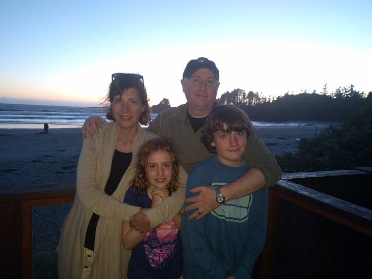 Andrea Redway and family