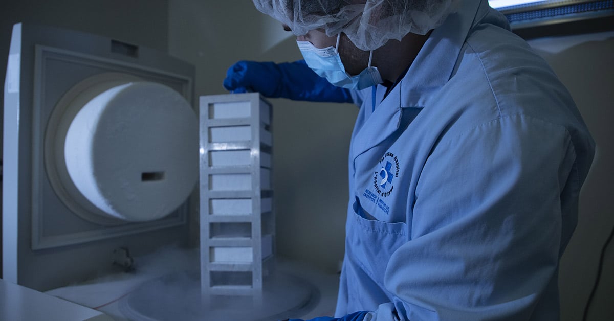 Inside the Biotherapeutics Manufacturing Centre at The Ottawa Hospital