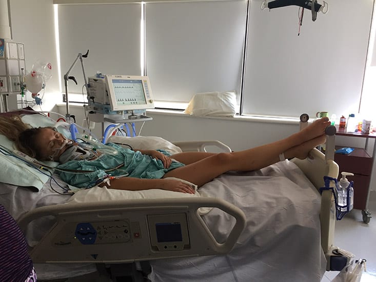 Casey in room at The Ottawa Hospital