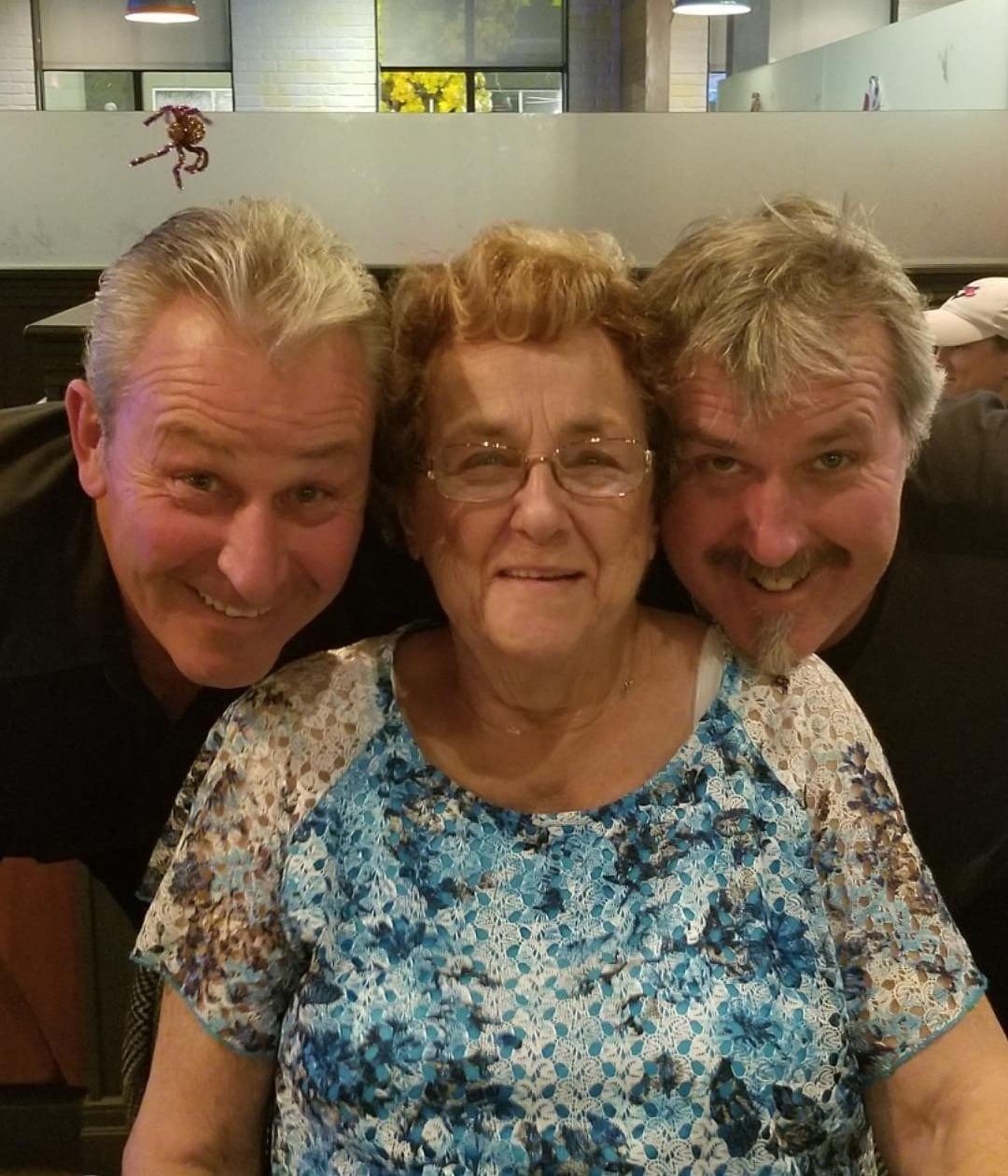 Dale and Glenn with their mom