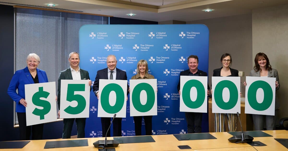 Desjardins donates $500,000 to support The Ottawa Hospital’s Campaign to Create Tomorrow