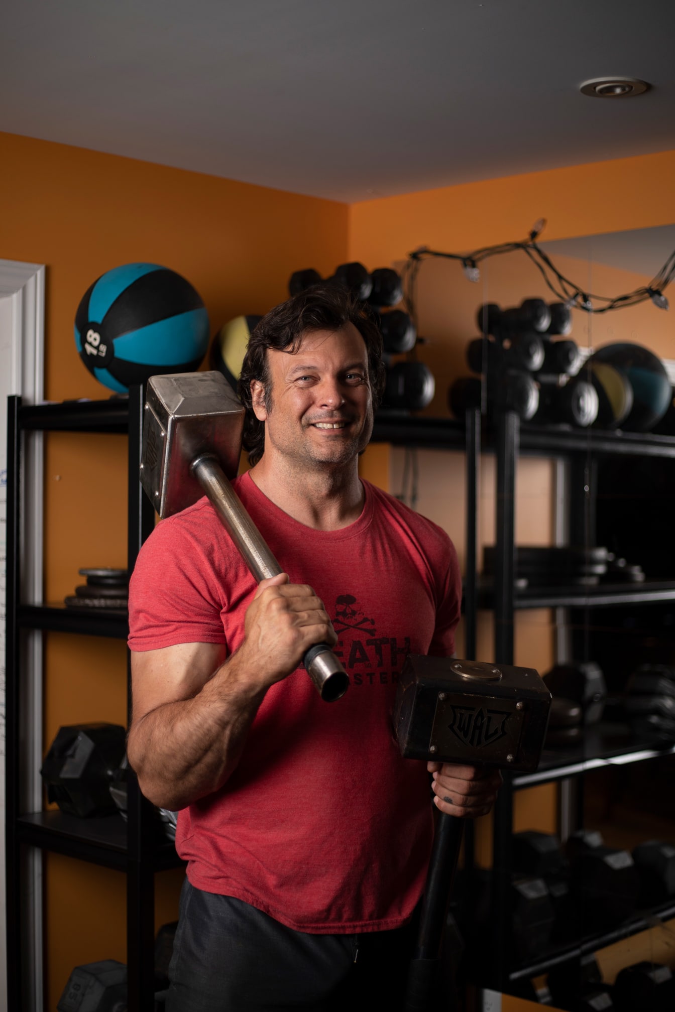 Devon with weights