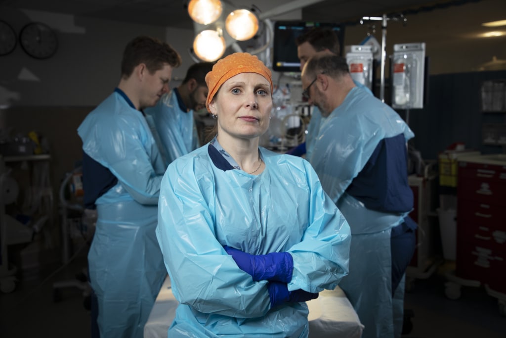 Dr. Jacinthe Lampron of The Ottawa Hospital trauma team
