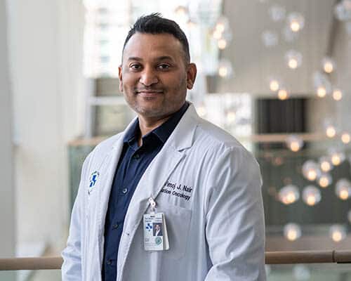 Meet radiation oncologist Dr. Vimoj Nair