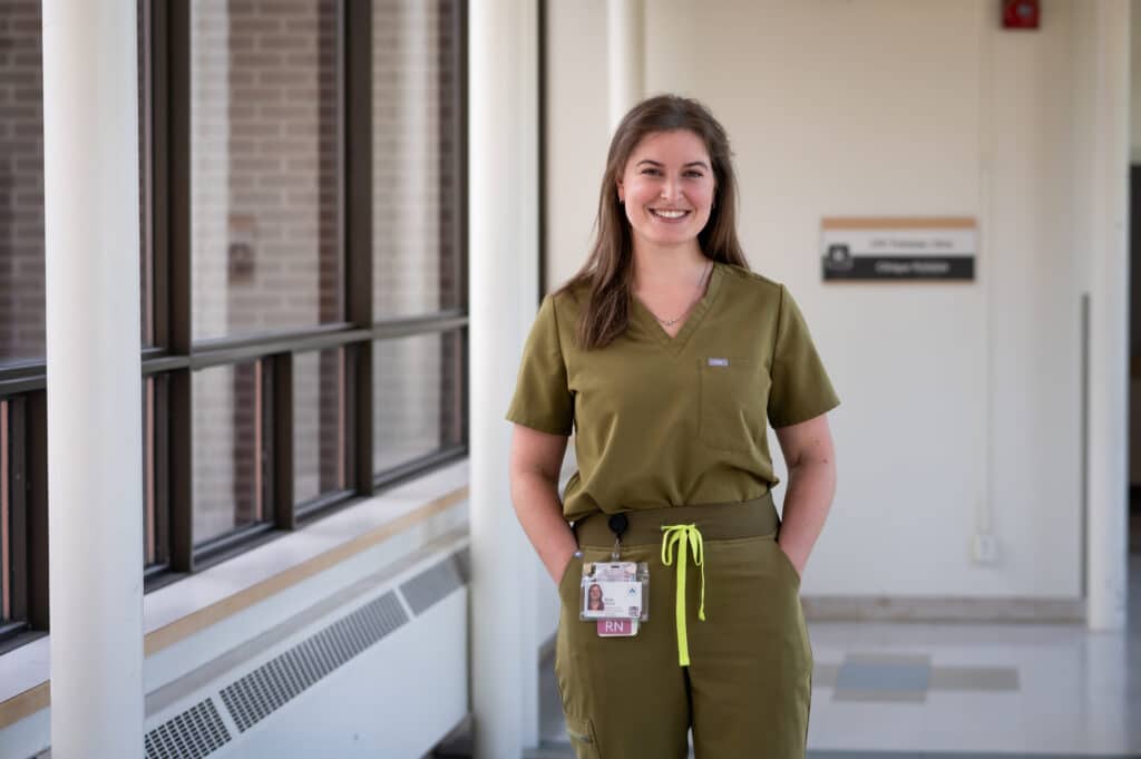 Erin Brown is a nurse at The Ottawa Hospital and has been treated at The Ottawa Hospital for brain tumours since 2018