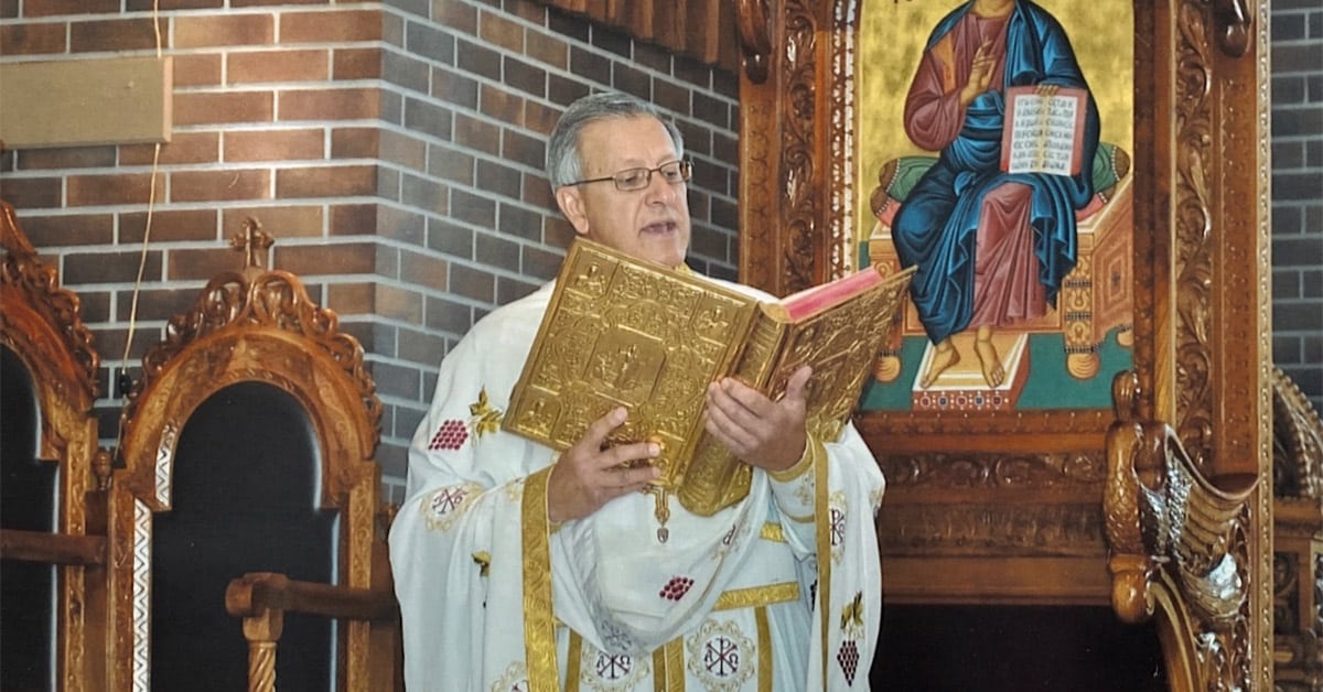 Fr. Michalopulos in Church px