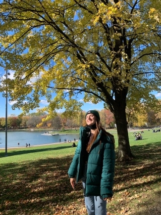 Hannah in the park