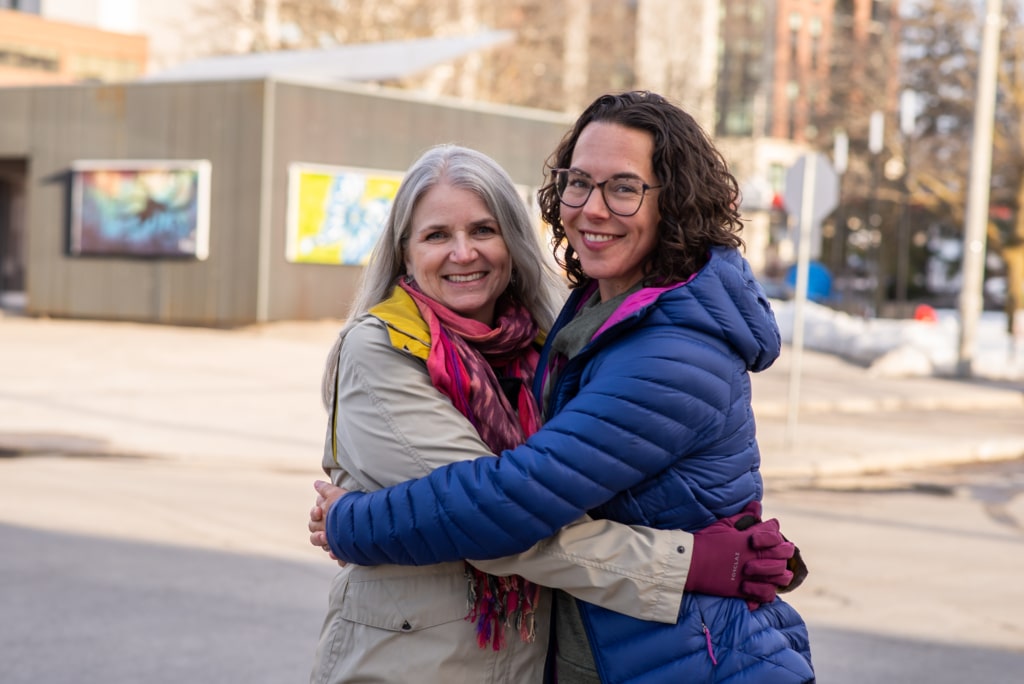 Holly and Lynne2 — Serendipity and cancer research bring two families together