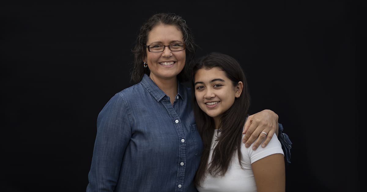 Jennifer David and her daughter Grace. Jennifer was treated for breast cancer at The Ottawa Hospital Cancer Centre