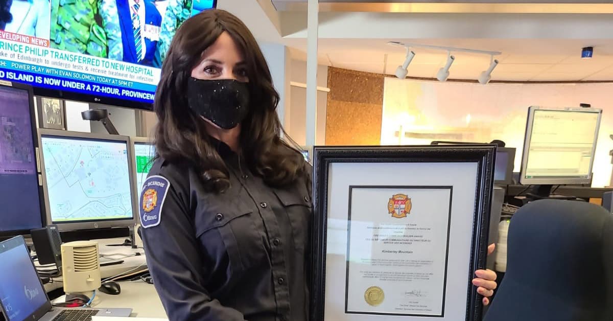 Kim community award — Celebrating a “re-birthday” each year since having a cancerous brain tumour removed