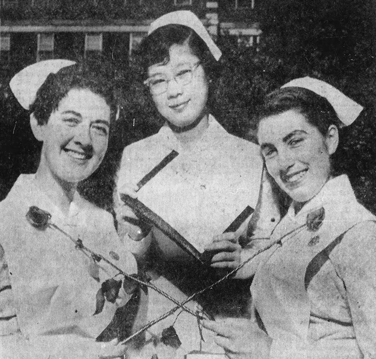 Lancy Lan graduating from the Civic School of Nursing