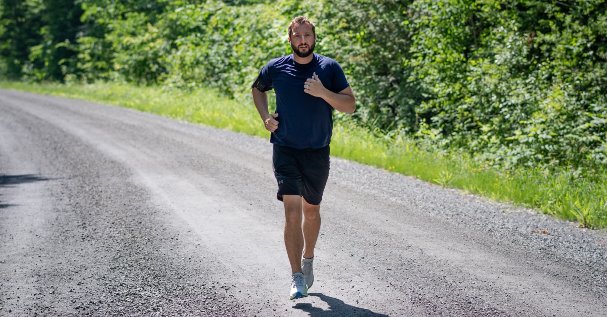 Mathieu Chatelain — Rockland man’s ambitious goal to run 100 km to support the Campaign to Create Tomorrow