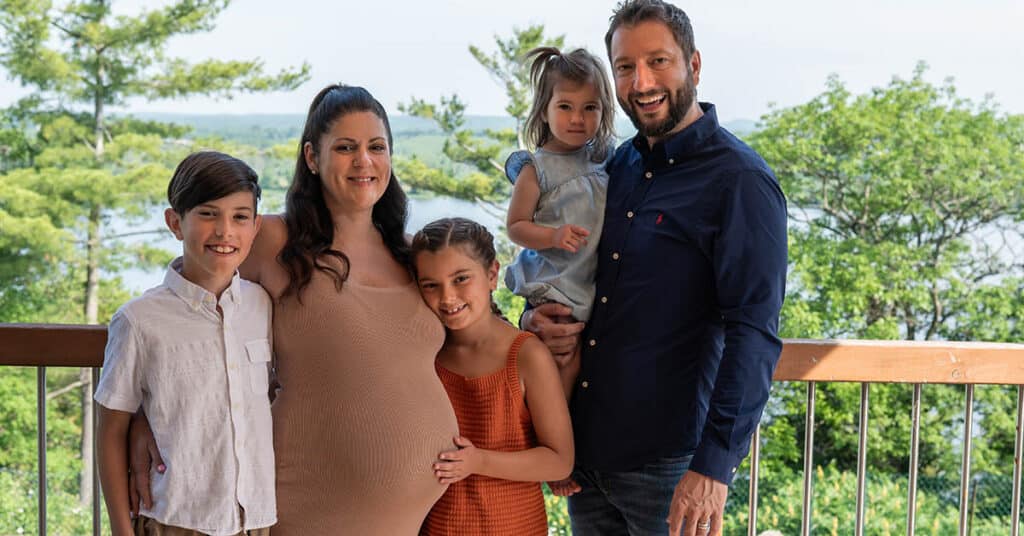 Mathieu and family — Rockland man’s ambitious goal to run 100 km to support the Campaign to Create Tomorrow