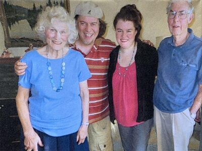 Mina, with her family, had leg artery bypass surgery at The Ottawa Hospital.