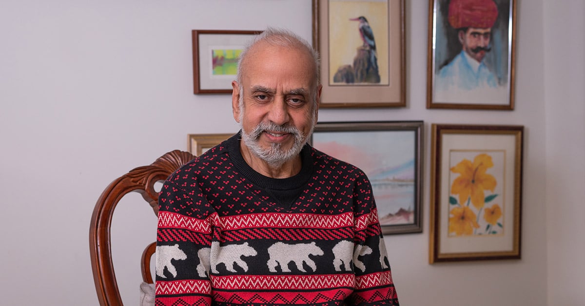 Ram Dubey was treated for lymphoma at The Ottawa Hospital