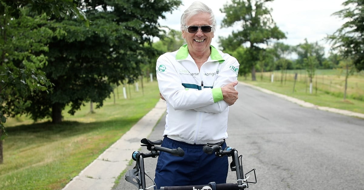 Robert Hardy Smiling Marathon Walker Leukemia The Ottawa Hospital Social