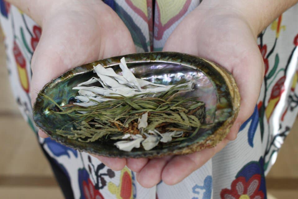 Smudge bowl closeup TOH